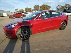 Salvage cars for sale at Hayward, CA auction: 2019 Tesla Model 3