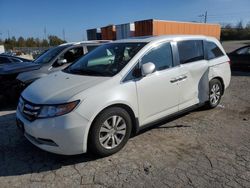 Honda Odyssey exl Vehiculos salvage en venta: 2016 Honda Odyssey EXL