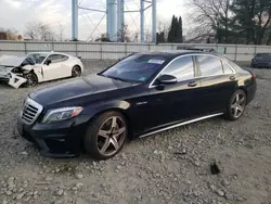 Salvage cars for sale at Windsor, NJ auction: 2014 Mercedes-Benz S 63 AMG