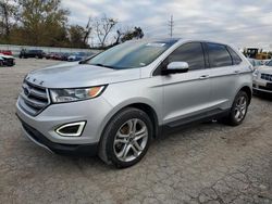 Salvage cars for sale at Bridgeton, MO auction: 2017 Ford Edge Titanium