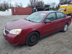 Salvage cars for sale at Baltimore, MD auction: 2007 Chevrolet Malibu LS