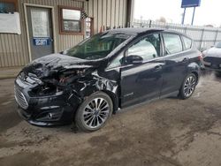 Salvage cars for sale at Fort Wayne, IN auction: 2018 Ford C-MAX Titanium