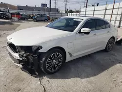 Salvage cars for sale at Sun Valley, CA auction: 2020 BMW 530E