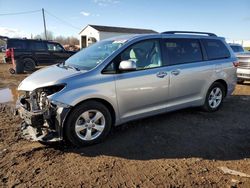 Toyota Sienna le salvage cars for sale: 2015 Toyota Sienna LE