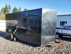 Salvage trucks for sale at Windham, ME auction: 2020 Coverwagon Boxtrailer