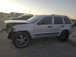 Salvage cars for sale from Copart Grand Prairie, TX: 2005 Jeep Grand Cherokee Laredo