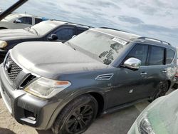 Nissan Armada salvage cars for sale: 2017 Nissan Armada Platinum