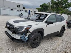 Salvage cars for sale at Opa Locka, FL auction: 2024 Subaru Forester Wilderness