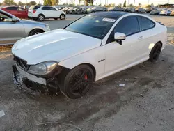 Salvage cars for sale at Los Angeles, CA auction: 2013 Mercedes-Benz C 63 AMG