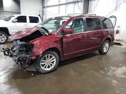 Salvage cars for sale from Copart Ham Lake, MN: 2019 Dodge Grand Caravan SXT