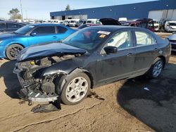 Salvage cars for sale at Woodhaven, MI auction: 2010 Ford Fusion SE