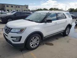 Salvage cars for sale at Wilmer, TX auction: 2017 Ford Explorer XLT