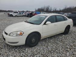 Chevrolet salvage cars for sale: 2007 Chevrolet Impala Police