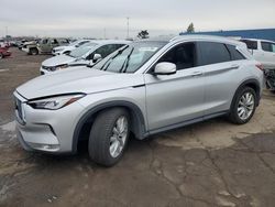 Salvage cars for sale at Woodhaven, MI auction: 2019 Infiniti QX50 Essential