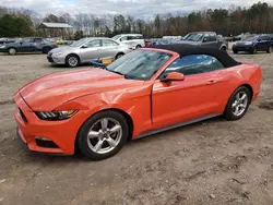 Salvage cars for sale from Copart Charles City, VA: 2015 Ford Mustang