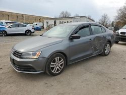 Volkswagen salvage cars for sale: 2015 Volkswagen Jetta Base