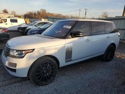 Salvage cars for sale at Hillsborough, NJ auction: 2016 Land Rover Range Rover Autobiography