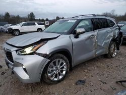 Salvage cars for sale at Candia, NH auction: 2024 Toyota Highlander LE