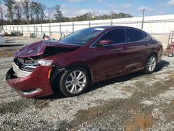 Salvage cars for sale at Spartanburg, SC auction: 2016 Chrysler 200 Limited