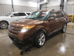 Salvage cars for sale at Casper, WY auction: 2012 Ford Explorer Limited