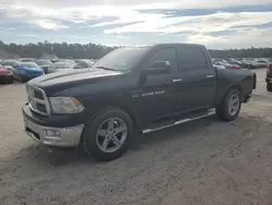 Salvage trucks for sale at Harleyville, SC auction: 2012 Dodge RAM 1500 SLT