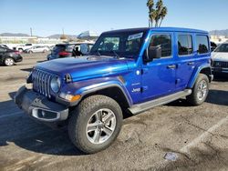 Salvage cars for sale at Van Nuys, CA auction: 2020 Jeep Wrangler Unlimited Sahara