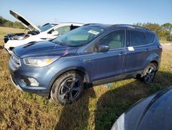 Salvage cars for sale at Riverview, FL auction: 2018 Ford Escape SEL