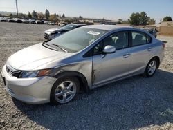 Salvage cars for sale at Mentone, CA auction: 2012 Honda Civic Natural GAS