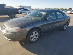 Vehiculos salvage en venta de Copart Grand Prairie, TX: 2002 Ford Taurus SES