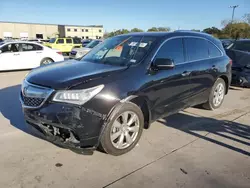 Acura salvage cars for sale: 2014 Acura MDX Advance