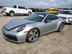 Salvage cars for sale at Houston, TX auction: 2024 Porsche 911 Carrera