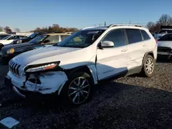 Carros salvage sin ofertas aún a la venta en subasta: 2014 Jeep Cherokee Limited