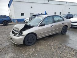 Honda salvage cars for sale: 2001 Honda Civic LX