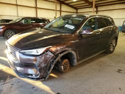 Salvage cars for sale at Pennsburg, PA auction: 2020 Infiniti QX50 Pure