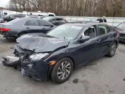 Carros salvage sin ofertas aún a la venta en subasta: 2016 Honda Civic EX