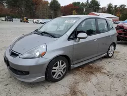 Honda salvage cars for sale: 2008 Honda FIT Sport