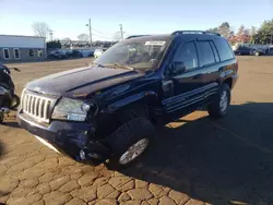 Salvage cars for sale at New Britain, CT auction: 2004 Jeep Grand Cherokee Laredo