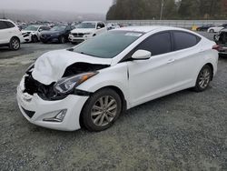 Salvage cars for sale at Concord, NC auction: 2015 Hyundai Elantra SE