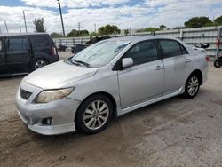 Vehiculos salvage en venta de Copart Miami, FL: 2009 Toyota Corolla Base