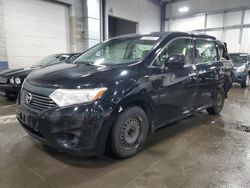 Salvage cars for sale at Ham Lake, MN auction: 2015 Nissan Quest S