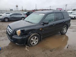 Salvage cars for sale at Chicago Heights, IL auction: 2007 Honda Pilot EXL