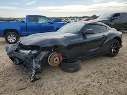 Salvage cars for sale at San Antonio, TX auction: 2022 Toyota Supra Base