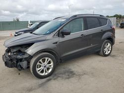 Salvage cars for sale at Homestead, FL auction: 2018 Ford Escape SE