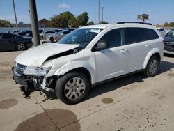 Salvage cars for sale at Oklahoma City, OK auction: 2017 Dodge Journey SE