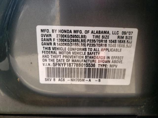 2008 Honda Pilot EXL