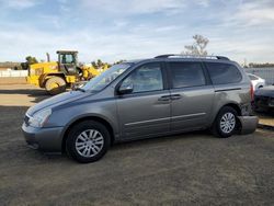 Salvage cars for sale at American Canyon, CA auction: 2011 KIA Sedona LX