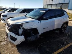 Salvage cars for sale at Woodhaven, MI auction: 2018 Jeep Compass Trailhawk