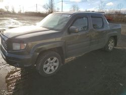 Salvage cars for sale at Montreal Est, QC auction: 2006 Honda Ridgeline RTS