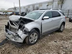 Salvage cars for sale at Franklin, WI auction: 2011 Chevrolet Equinox LTZ