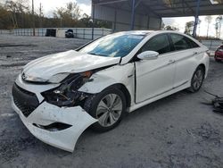 Salvage cars for sale at Cartersville, GA auction: 2015 Hyundai Sonata Hybrid